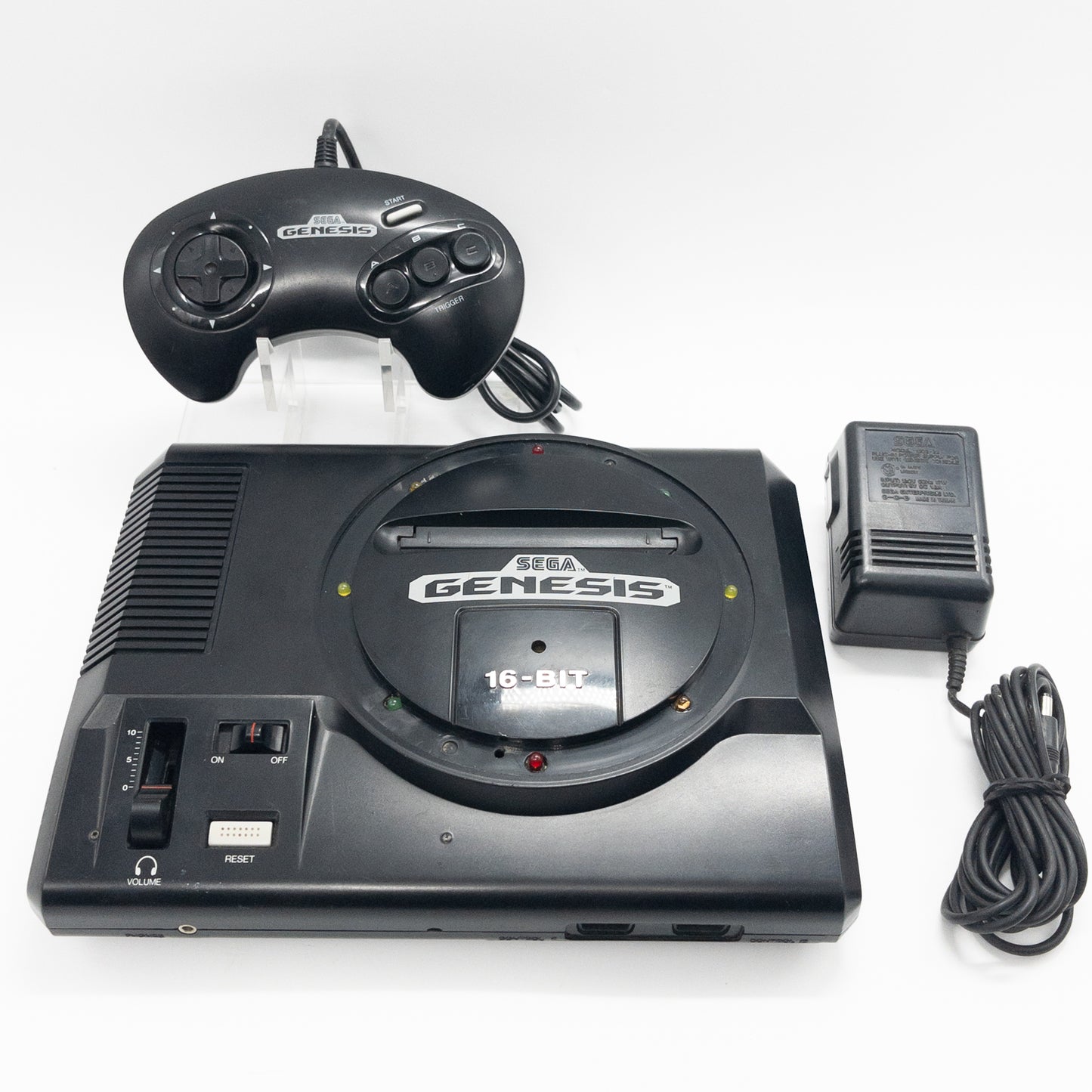 Sega Genesis Video Game Console Black MK-1601-22 Case Modded