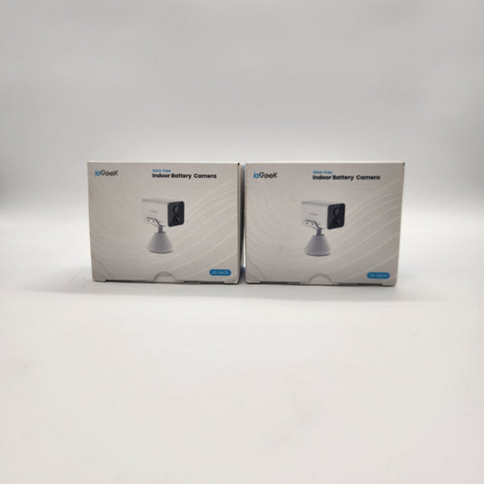 ieGeek ZS-GX7S Pair of Indoor Battery Cameras B0C5WVRHBZ Sealed
