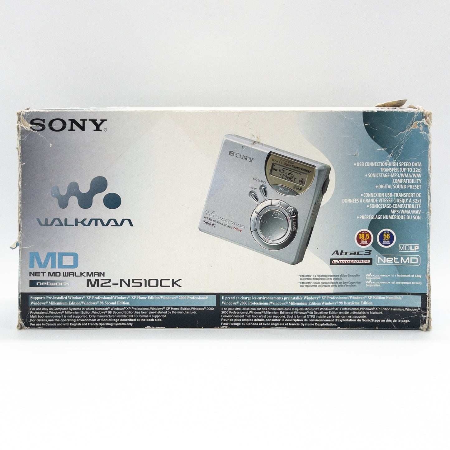 Sony Net-MD Walkman MiniDisc Player MZ-N510