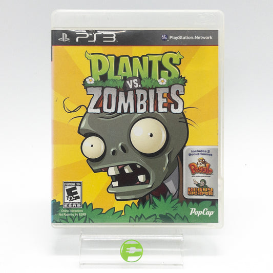 Plants vs. Zombies (Sony PlayStation 3 PS3, 2009)