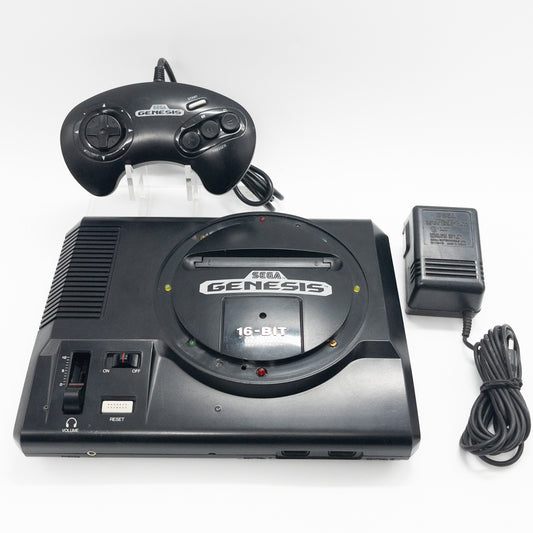 Sega Genesis Video Game Console Black MK-1601-22 Case Modded