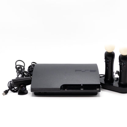 Sony PlayStation 3 Slim PS3 160GB Black Console Gaming System CECH-2501A