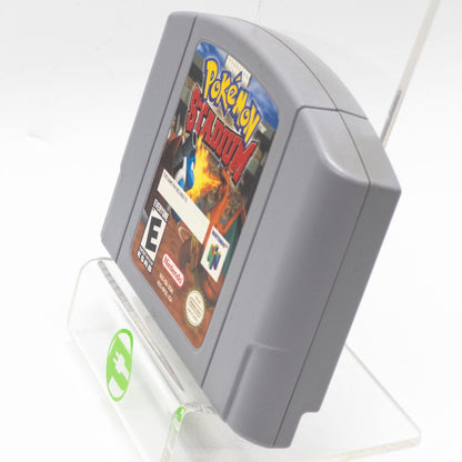 Pokemon Stadium (Nintendo 64 N64, 2000) Cartridge, Poster and Transfer Pak
