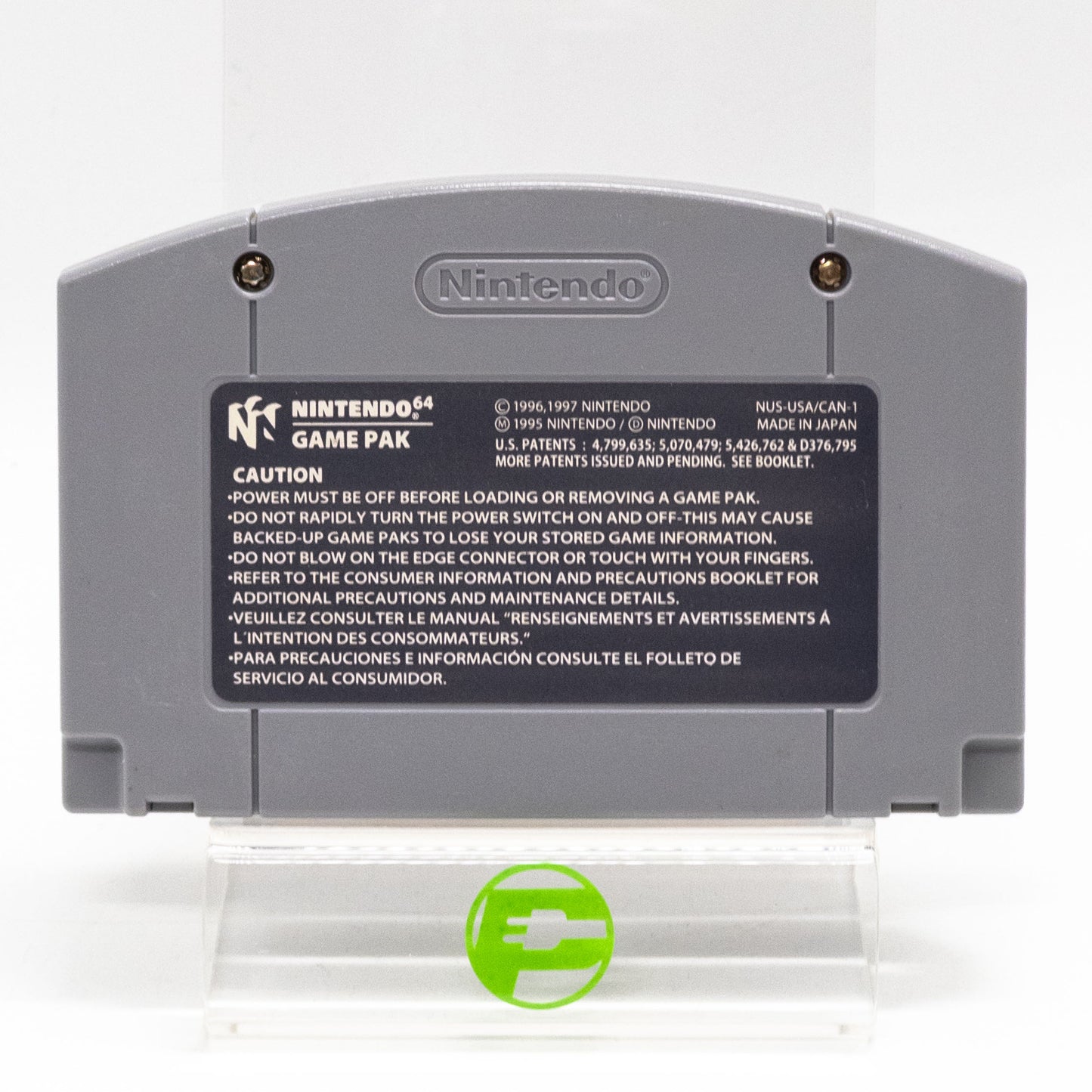 Pokemon Stadium (Nintendo 64 N64, 2000) Cartridge, Poster and Transfer Pak