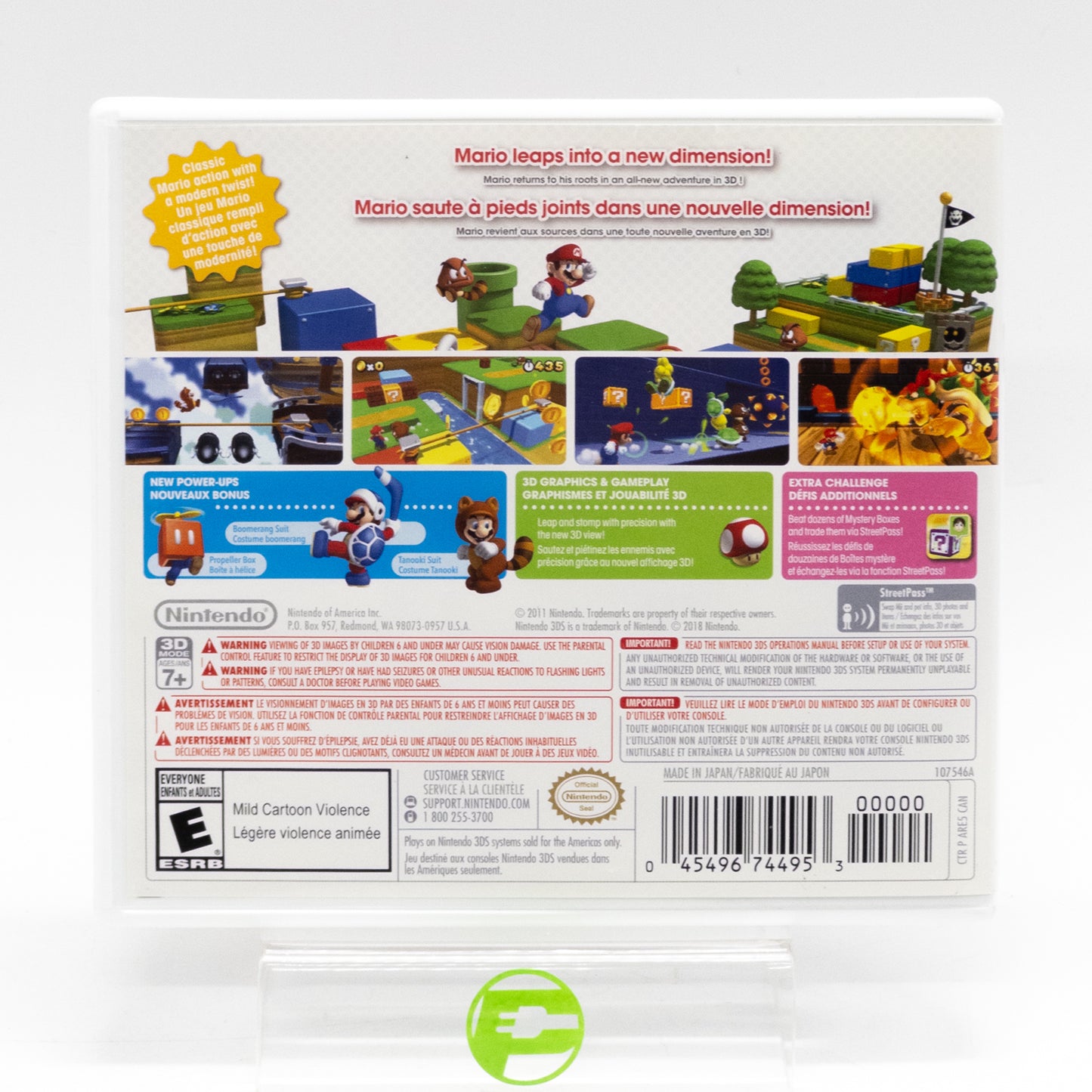 Super Mario 3D Land [Nintendo Selects] (Nintendo 3DS, 2018)